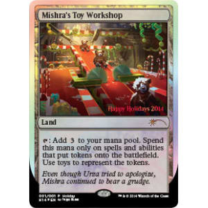 MTG Mishra's Toy Workshop Foil ホリデーギフト Mishra's Toy Workshop · Happy Holidays (HHO) #14 · Scryfall